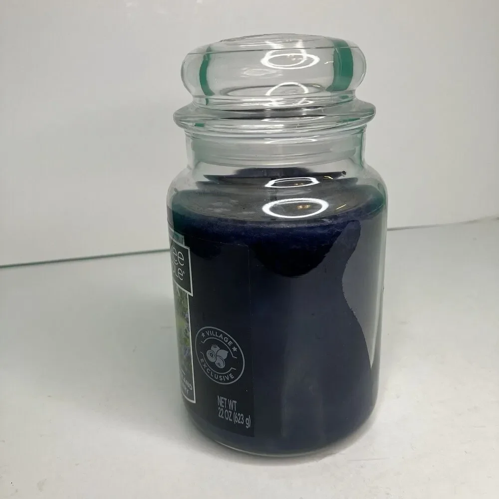 YANKEE CANDLE NEW ENGLAND BLUEBERRY LARGE JAR CANDLE 22 oz New Village Exclusive